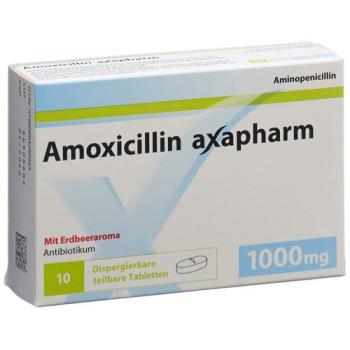 Amoxicillin Axapharm Disp Tabl 1000 mg 10 pcs