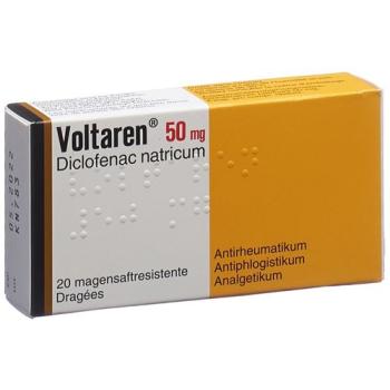 Voltaren Drag 50 mg 20 pcs
