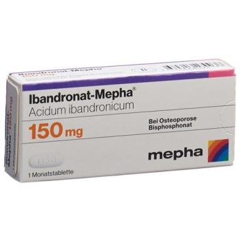 Ibandronat-Mepha 150 mg monthly tablets