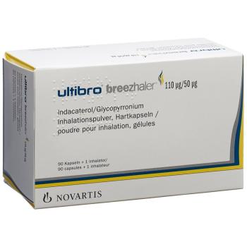 Ultibro Breezhaler Inh Kaps 110 mcg/50 mcg 90 pcs