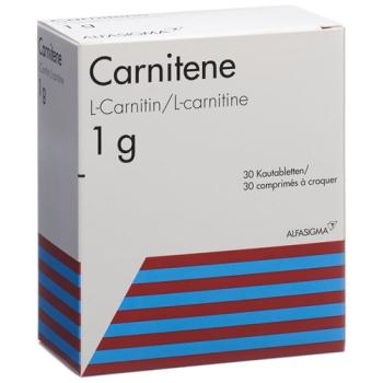 Carnitene chewing tablets 1 g 30 pcs