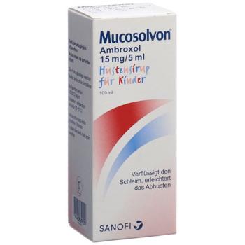 Mucosolvon cough syrup 15 mg/5ml child bottle 100 ml
