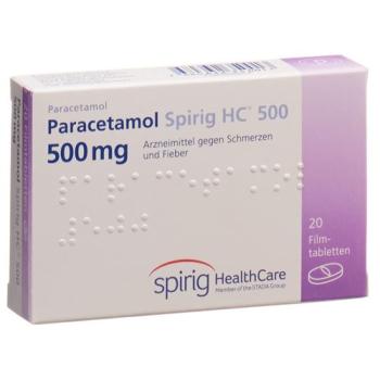 Paracetamol Spirig HC Filmtabl 500 mg Ds 100 pcs