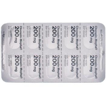 Clozapin-Mepha Tabl 200 mg 50 pcs