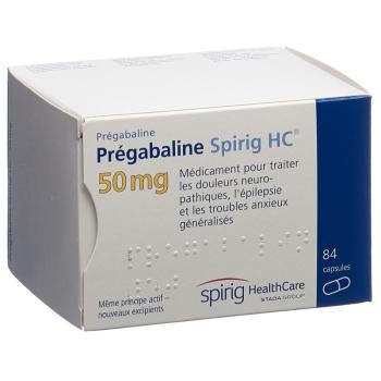 Pregabalin Spirig HC Caps 50 mg 84 pcs
