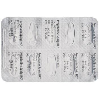 Pregabalin Spirig HC Caps 150 mg 168 pcs