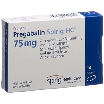 Pregabalin Spirig HC Caps 75 mg 56 pcs