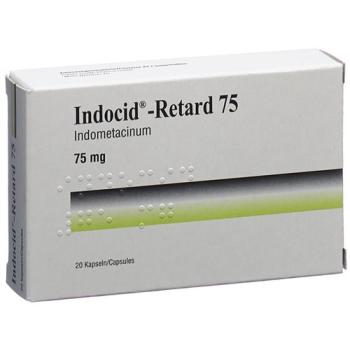 Indocid-Retard Ret Kaps 75 mg 20 pcs