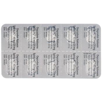 Oxycodone Naloxone Spirig HC Ret Tabl 40mg/20mg 60 pcs
