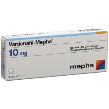 Vardenafil-Mepha Lactab 10 mg 4 pcs