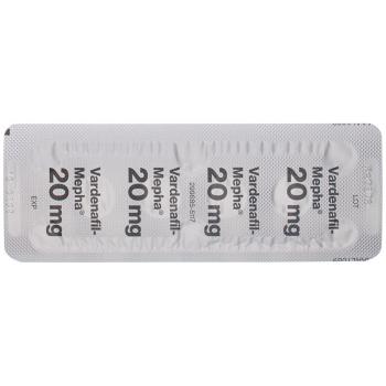 Vardenafil-Mepha Lactab 20 mg 4 pcs