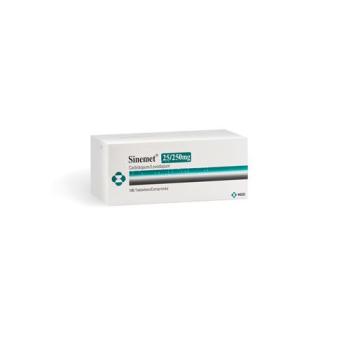 Sinemet Tabl 25mg/250mg 100 pcs
