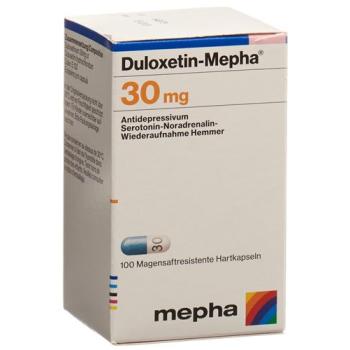Duloxetine Mepha Kaps 30 mg bottle 100 pieces