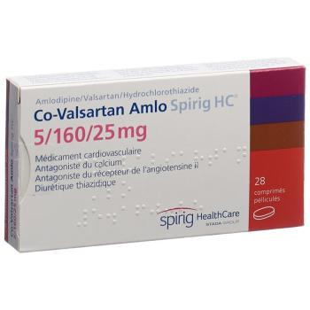 Co-valsartan Amlo Spirig HC Filmtabl 5/160/25mg 98 pcs