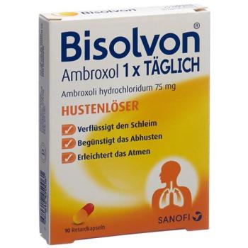 BISOLVON Ambroxol 1xTÄGLICH Ret Kaps 75 mg