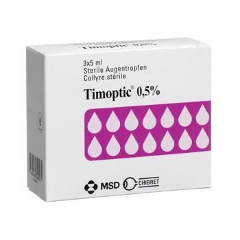 Timoptic Gtt Opht 0.5% 3 Fl 5ml