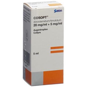 Cosopt Gtt Opht sterile bottle 5 ml