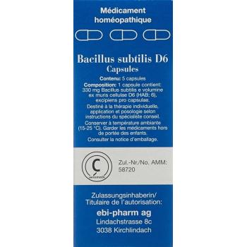 Sanum Bacillus subtilis Kaps D 6 5 pcs