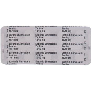 Ezetimibe Simvastatin Zentiva Tabl 10/10 mg 28 pcs