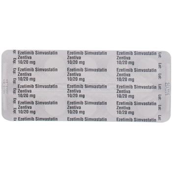 Ezetimibe Simvastatin Zentiva Tabl 10/20 mg 28 pcs