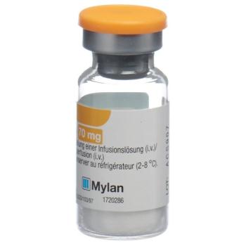 Caspofungin Mylan dry sub 70 mg transp