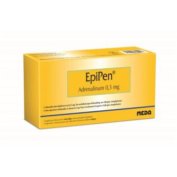 EpiPen Inj L&ouml;s 0.3 mg auto injector 2 pcs