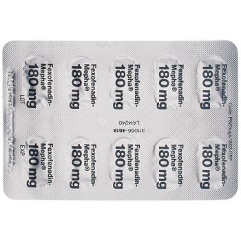 Fexofenadine-Mepha Lactab 180 mg 10 pcs