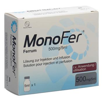 Monofer Inj Inf Prep 500 mg/5ml puncture 5 ml