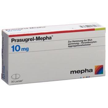 Prasugrel-Mepha Lactab 10 mg 100 pcs
