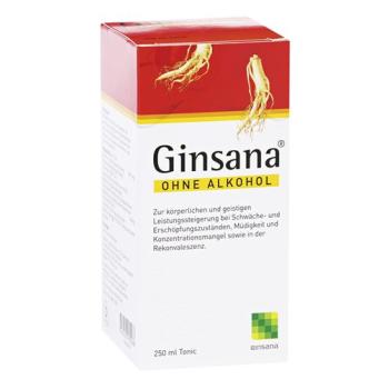 Ginsana Tonic with Cherry Flavor Oral Liquid Fl 250 m