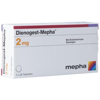 Dienogest-Mepha Tabl 2 mg 3 x 28 pcs