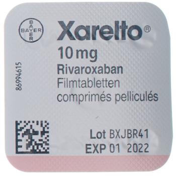 Xarelto film tabl 10 mg 30 single blisters