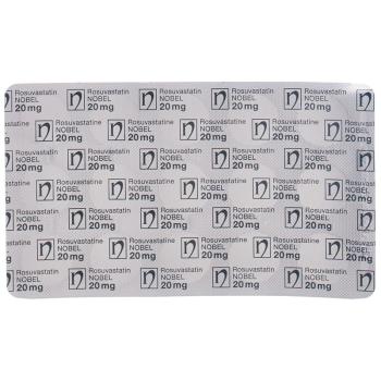 Rosuvastatin NOBEL Filmtabl 20 mg 30 pcs