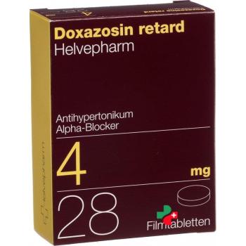 Doxazosin Helvepharm 4 mg 28 Retard