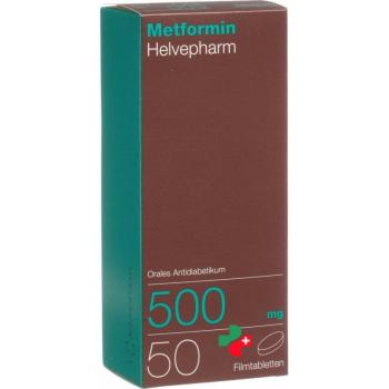 Metformin Helvepharm 500 mg 50 filmtablets