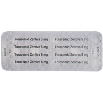 Torasemide Zentiva Tabl 5 mg 20 pcs