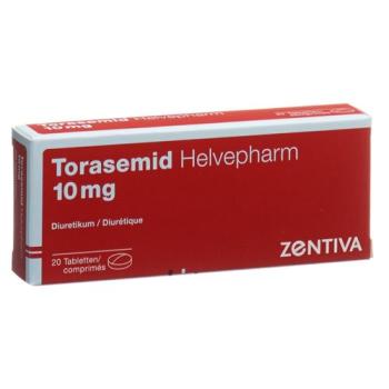 Torasemide Zentiva Tabl 10 mg 20 pcs