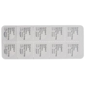 ENALAPRIL HCT Zentiva Tabl 20/12.5 mg