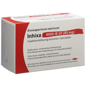 Inhixa Inj Loes 80mg/0.8ml 10 Fertspr 0.8ml