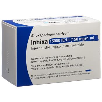 Inhixa Inj Loes 150mg/ml 10 Fertspr 1ml