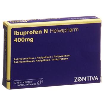 Ibuprofen N Helvepharm Filmtabl 400 mg of 20 pcs