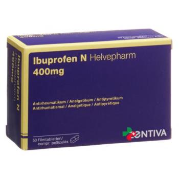 Ibuprofen N Helvepharm Filmtabl 400 mg 50 pcs