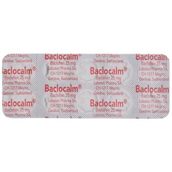 Baclocalm Tabl 25 mg 50 pcs