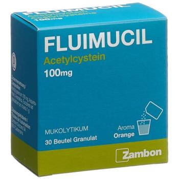 Fluimucil granules 100 mg 30 sachets