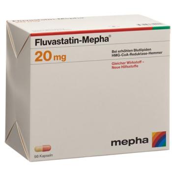 Fluvastatin Mepha Kaps 20 mg 98 pcs