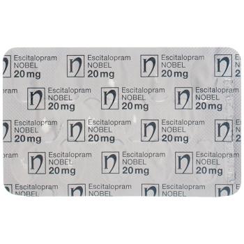 Escitalopram NOBEL Filmtabl 20 mg 14 pcs