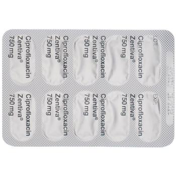 Ciprofloxacin Zentiva Filmtabl 750 mg 20 pcs