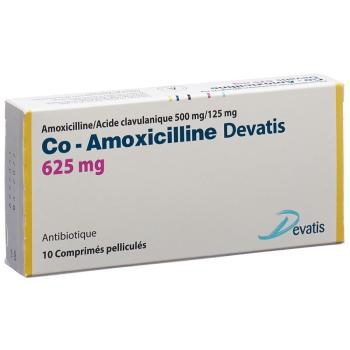Co-Amoxicillin Devatis Filmtabl 625 mg 10 pcs
