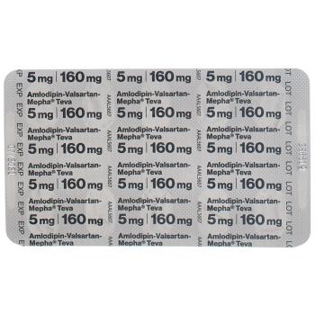 Amlodipin-Valsartan-Mepha Teva Filmtabl 5mg/160mg 28 pcs