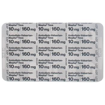 Amlodipin-Valsartan-Mepha Teva Filmtabl 10mg/160mg 28 pcs